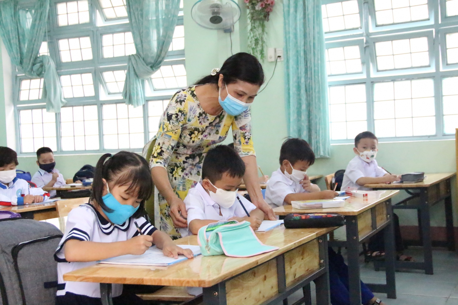 TP Kon Tum tổ chức dạy học trực tiếp theo cấp độ dịch từ ngày 8/11