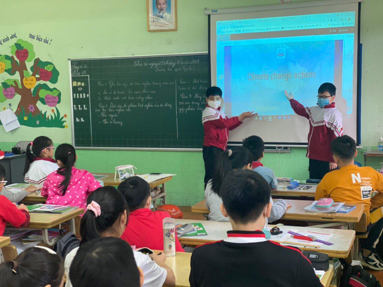 Trường Tiểu học tại Lào Cai nhận giải “Trường học xuất sắc trong Dự án Hành động về khí hậu”