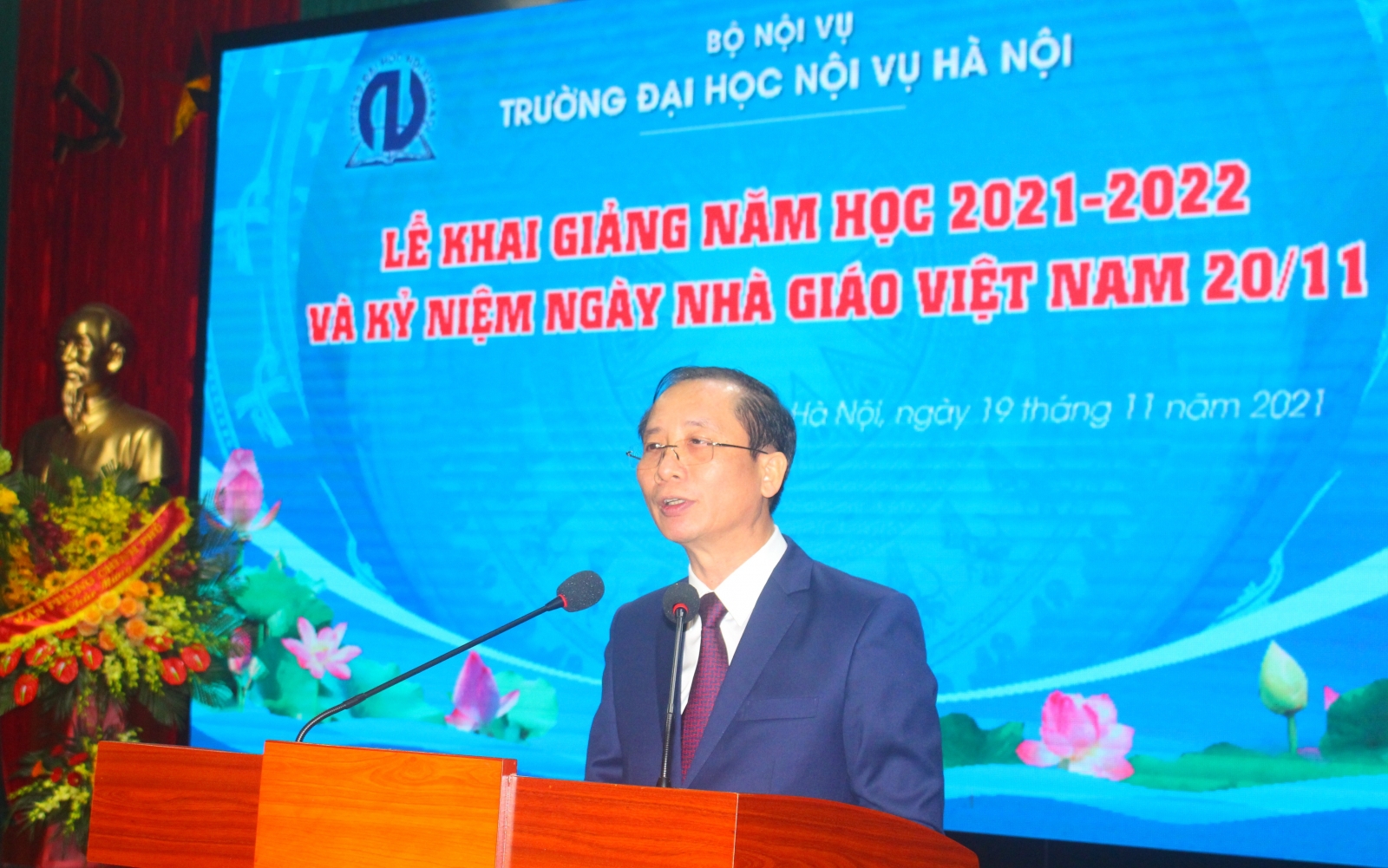 Trường Đại học Nội vụ Hà Nội khai giảng năm học mới 2021 -2022 - Ảnh minh hoạ 3