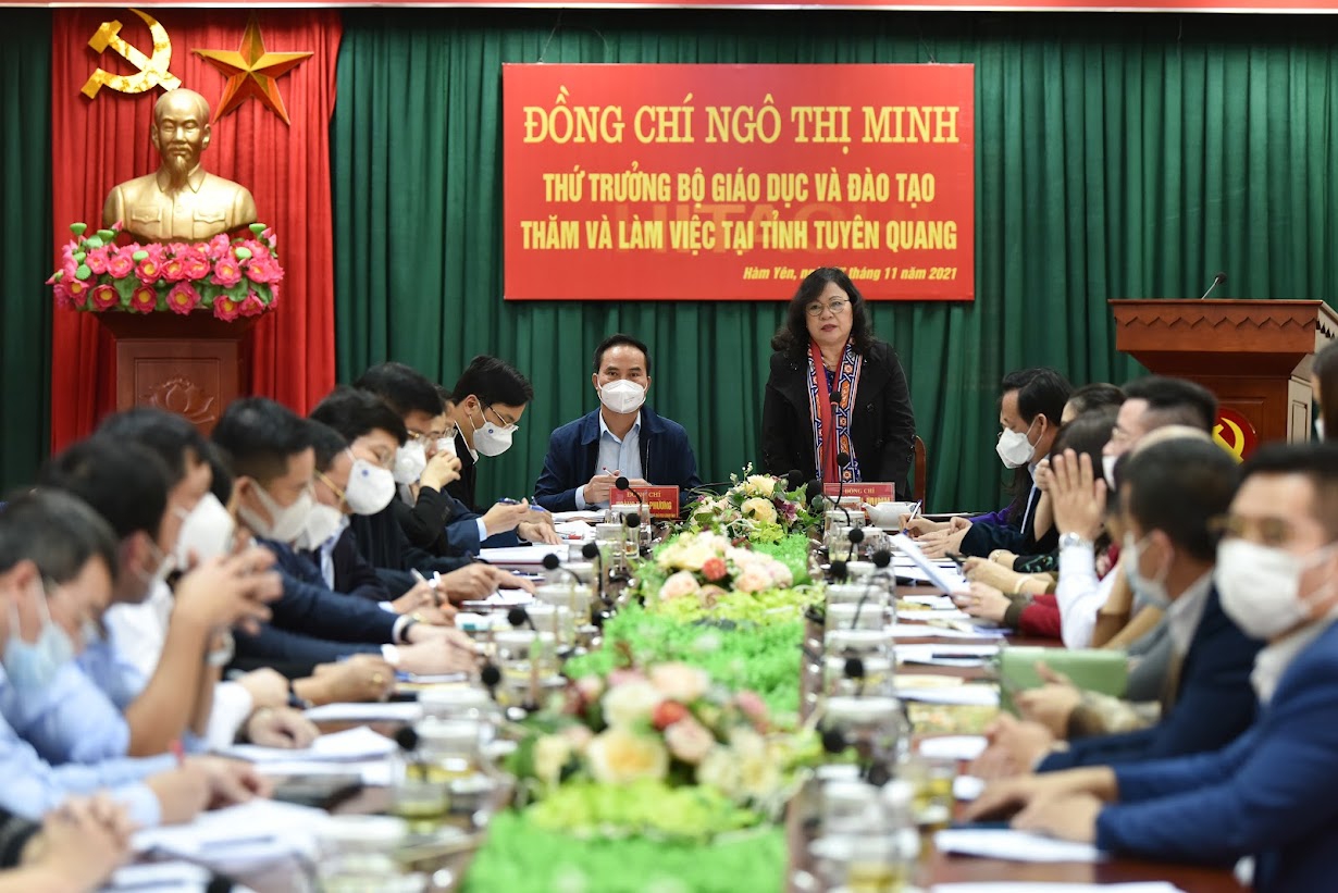 Thứ trưởng Ngô Thị Minh: Tổng hợp nguồn lực cho trường học an toàn, thân thiện
