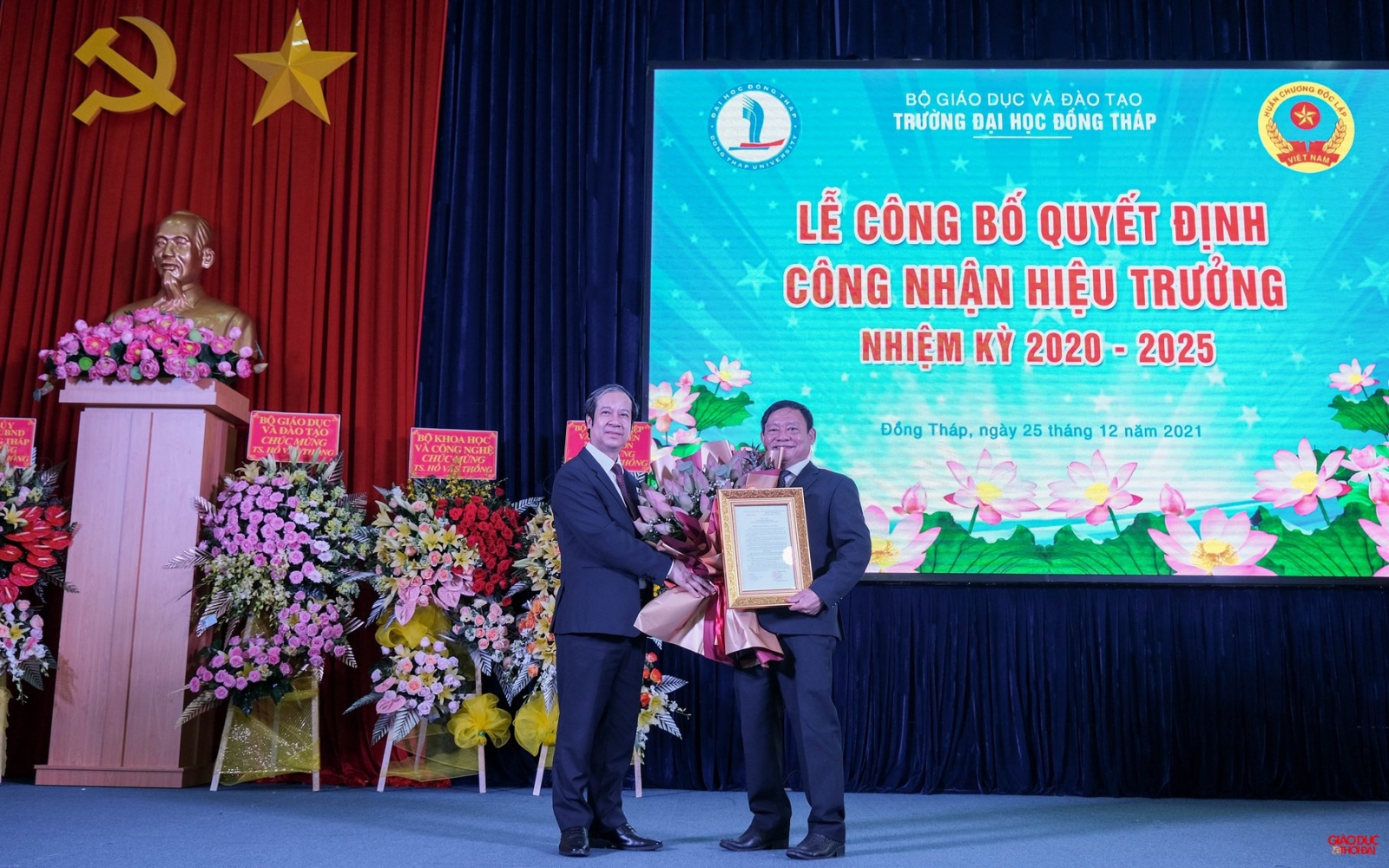 Bộ trưởng Nguyễn Kim Sơn: Đại học Đồng Tháp phải là trung tâm phục vụ đổi mới sáng tạo