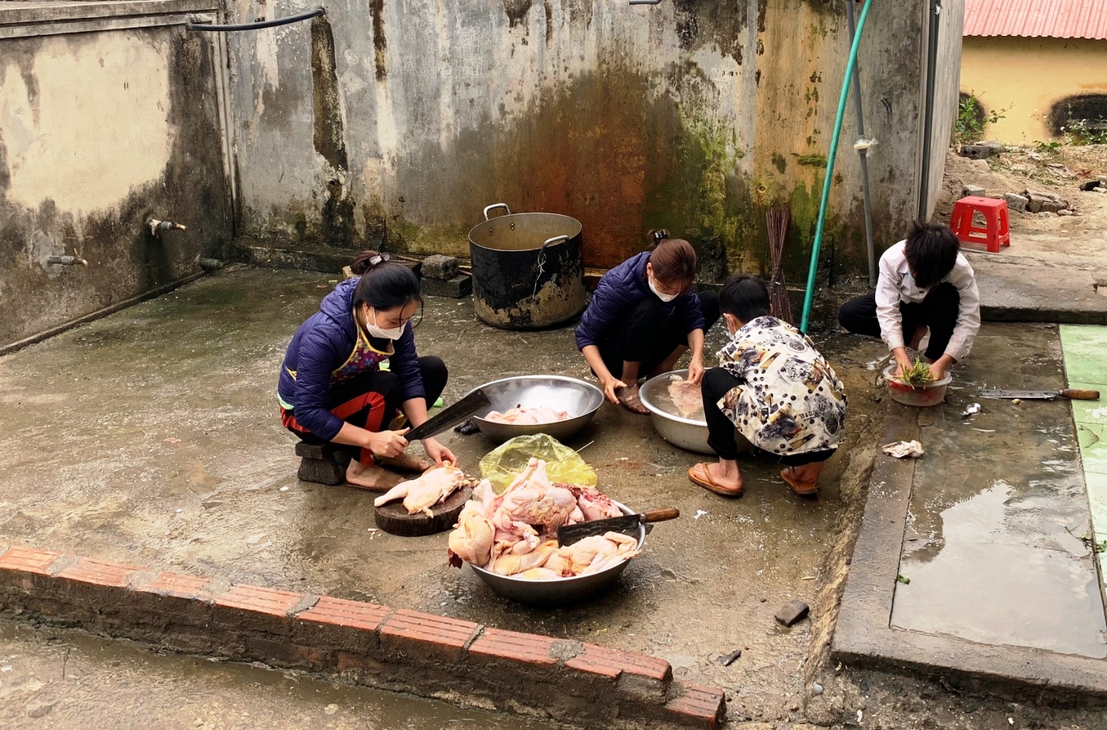 Hình ảnh học sinh bán trú 