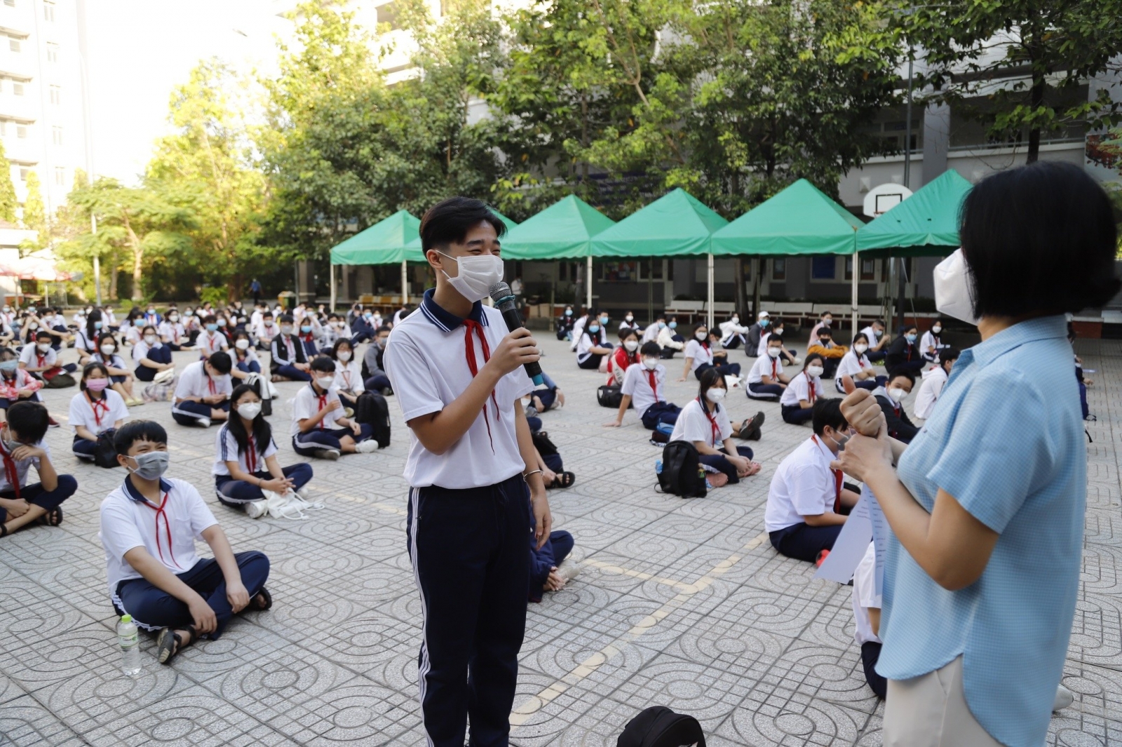 Đi học trực tiếp: Các trường tại TPHCM kiểm tra học kỳ 1 thế nào?