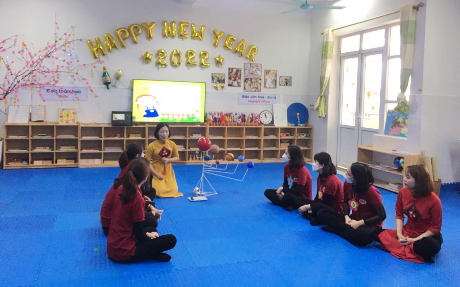 Gia Lâm, Hà Nội: Ứng dụng phương pháp Montessori trong trường mầm non