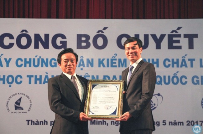 Công bố trường đại học, trường cao đẳng sư phạm được công nhận đạt tiêu chuẩn chất lượng