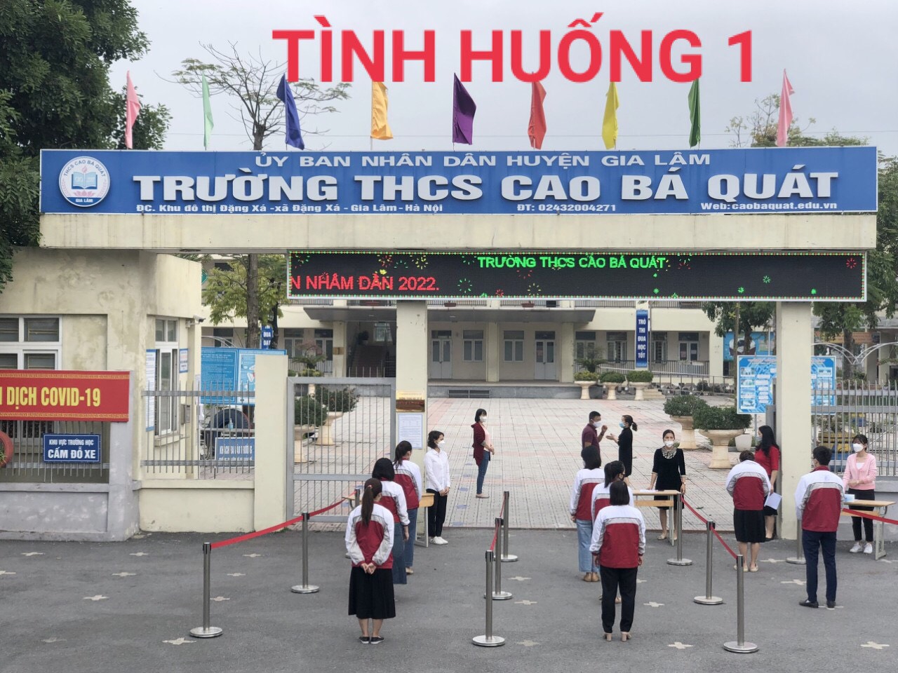 Hà Nội: Diễn tập 5 tình huống đón học sinh trở lại trường - Ảnh minh hoạ 2