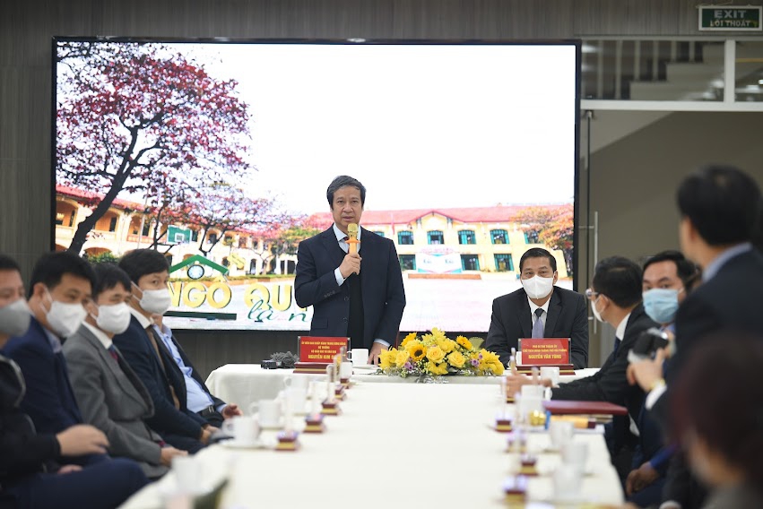 Bộ trưởng Nguyễn Kim Sơn kiểm tra hoạt động dạy học trực tiếp tại Hải Phòng - Ảnh minh hoạ 7