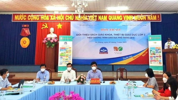 An Giang: Hơn 3.800 cán bộ, giáo viên tiếp cận sách giáo khoa lớp 3 Chương trình mới