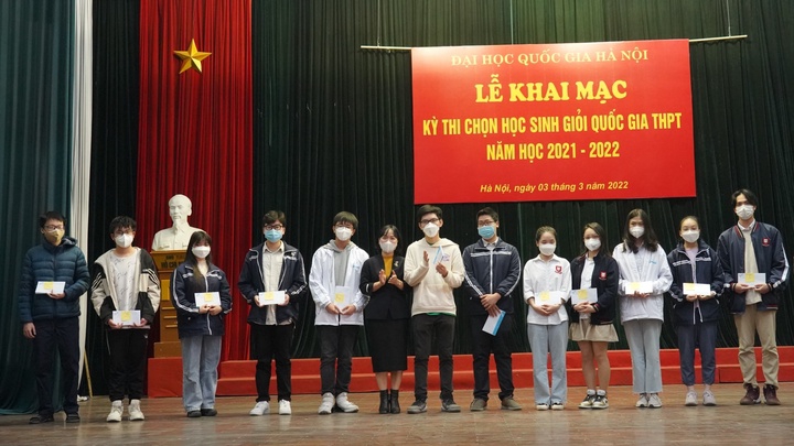 ĐHQG Hà Nội: Khai mạc Kỳ thi chọn học sinh giỏi quốc gia