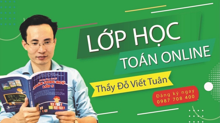 "Trau dồi kiến thức, ngôn ngữ qua bộ sách Toán tiếng Anh"