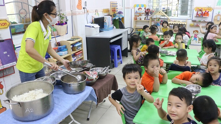 Hà Nội chú trọng an toàn bán trú khi mở cửa trường mầm non