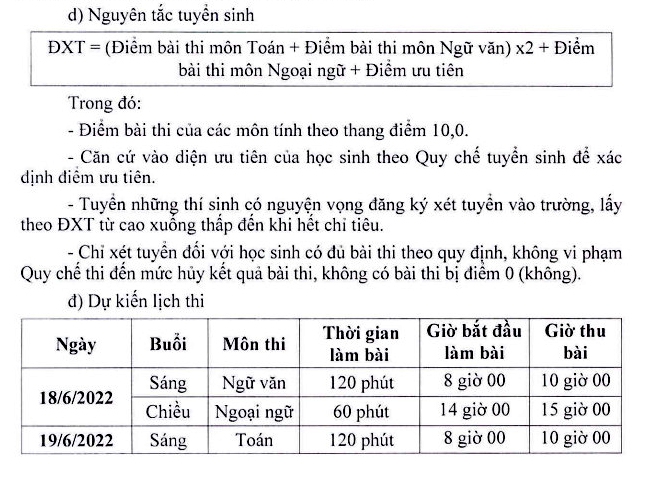 Hà Nội dự kiến mốc thời gian tổ chức kỳ thi vào lớp 10 THPT năm 2022 - Ảnh minh hoạ 2