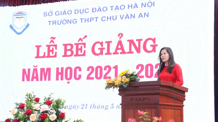 Hà Nội: Trường THPT Chu Văn An tổ chức lễ bế giảng năm học 2021-2022