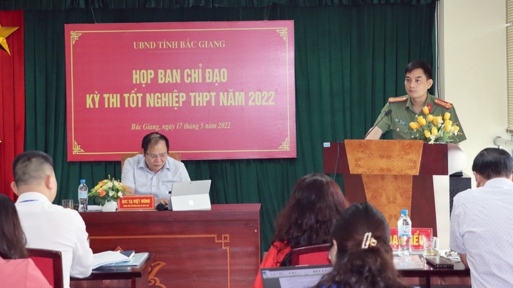 Bắc Giang: Thông qua kế hoạch tổ chức kỳ thi tốt nghiệp THPT năm 2022