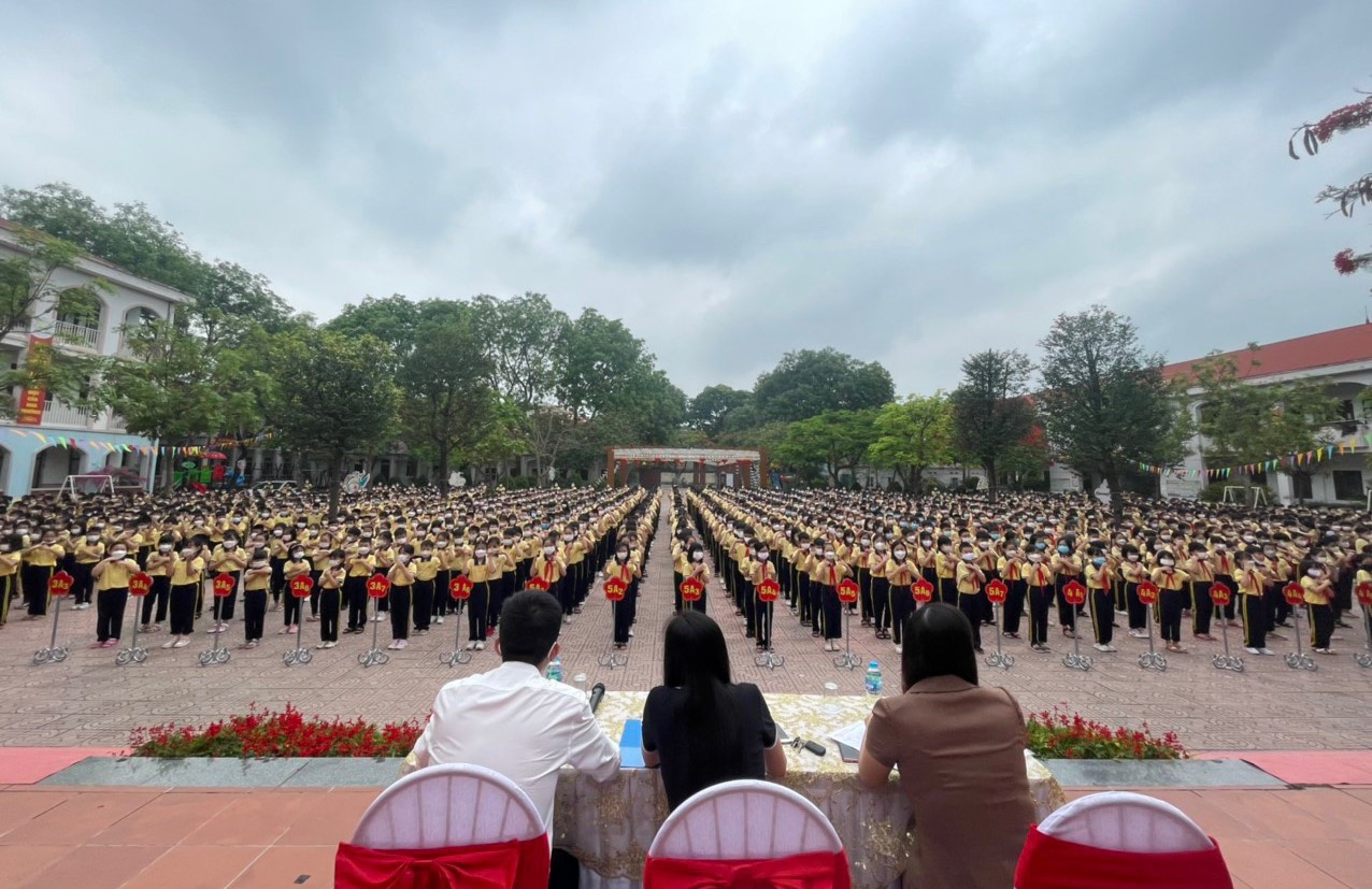 Vĩnh Phúc: Sôi nổi cuộc thi Hoạt động tập thể giữa giờ tại TP. Vĩnh Yên - Ảnh minh hoạ 5