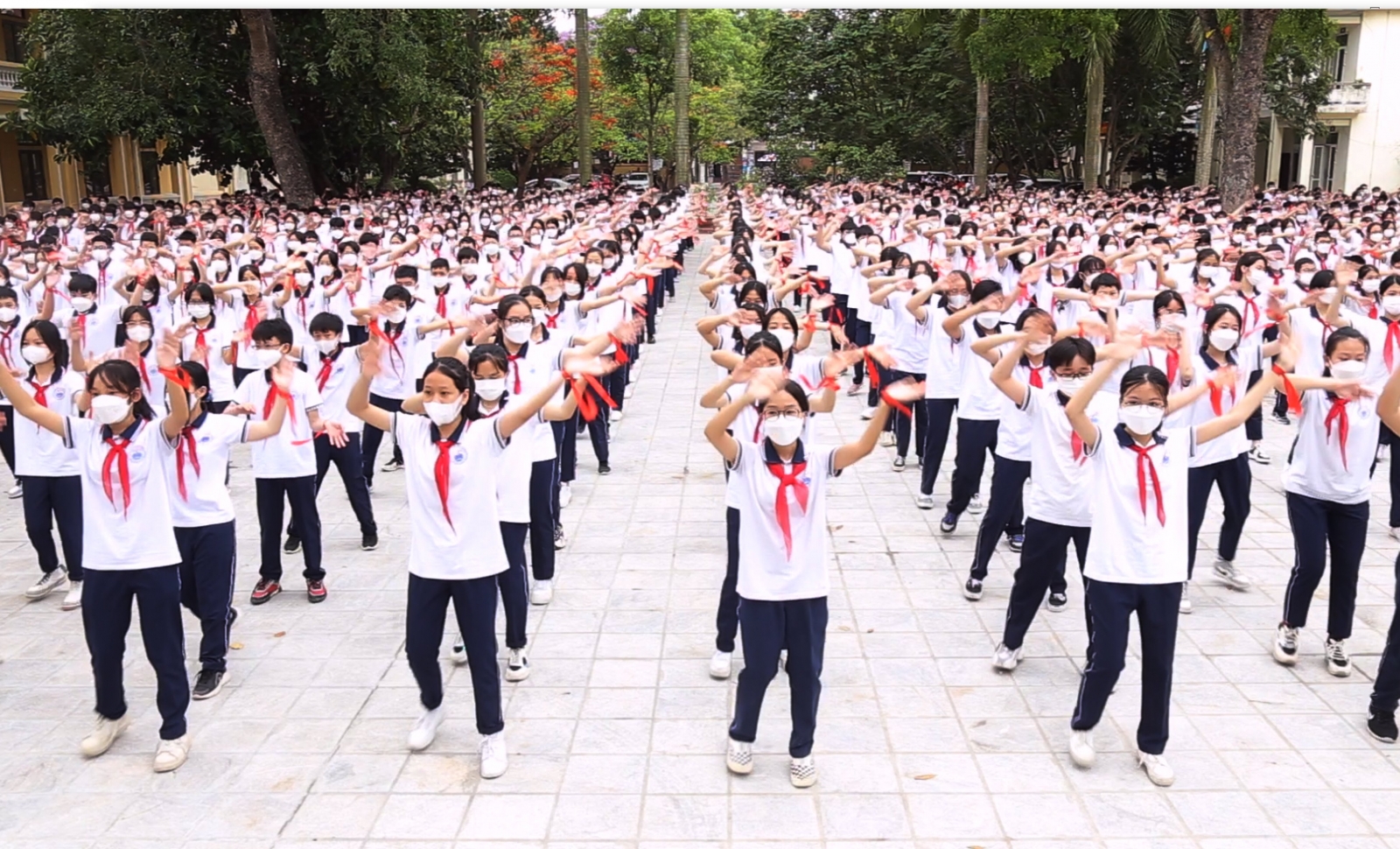 Vĩnh Phúc: Sôi nổi cuộc thi Hoạt động tập thể giữa giờ tại TP. Vĩnh Yên - Ảnh minh hoạ 8