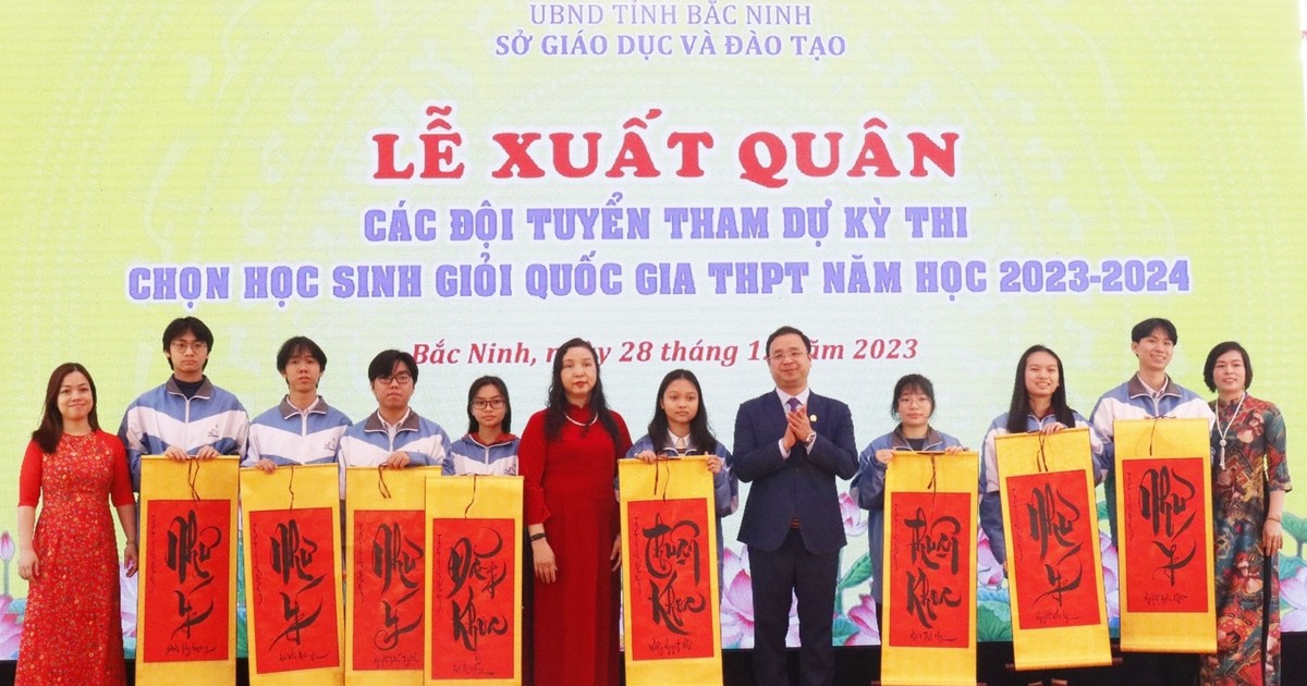 86 học sinh Bắc Ninh tham dự kỳ thi quốc gia năm 2024