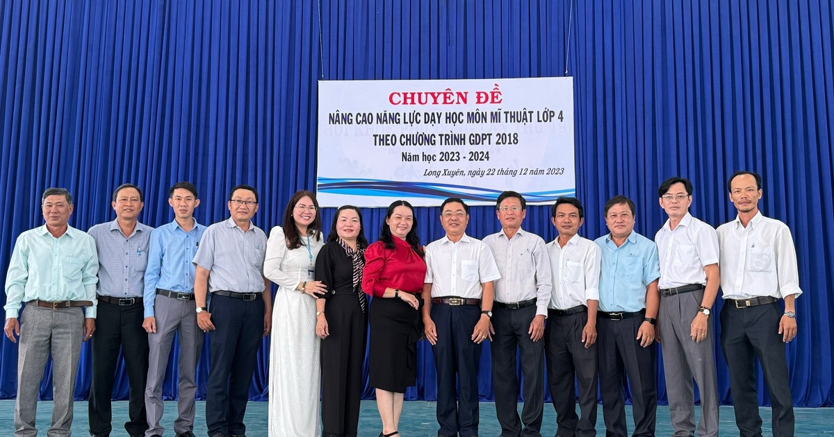 An Giang nâng cao năng lực dạy học theo Chương trình GDPT 2018 cấp tiểu học