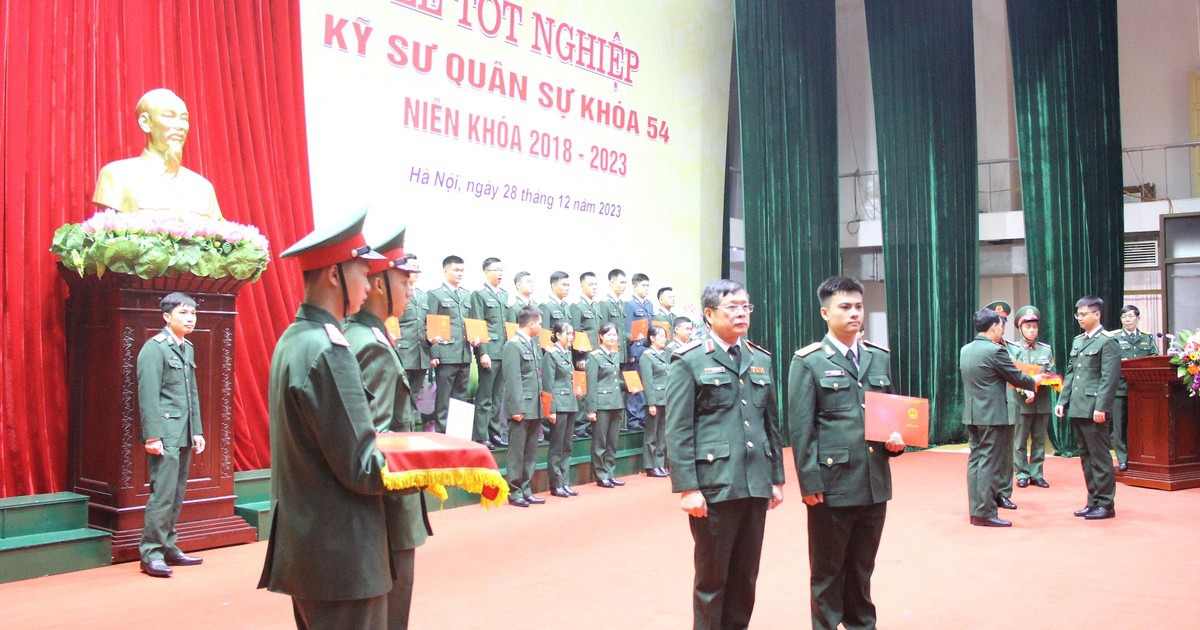 Học viện Kỹ thuật Quân sự tổ chức Lễ tốt nghiệp cho học viên khóa 54