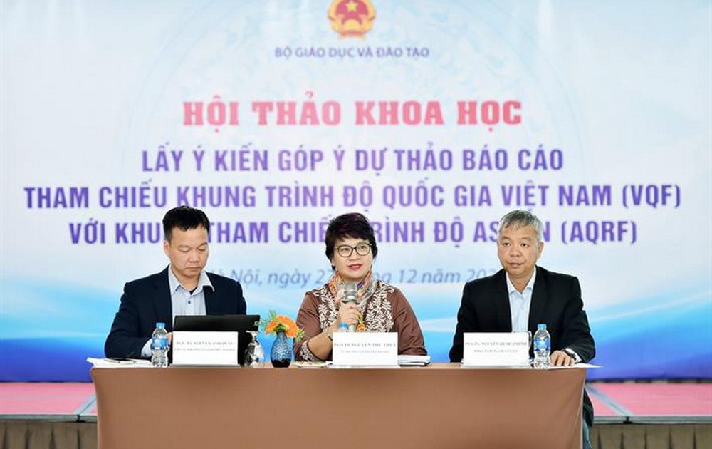 Hoàn thiện báo cáo tham chiếu Khung trình độ quốc gia Việt Nam với ASEAN