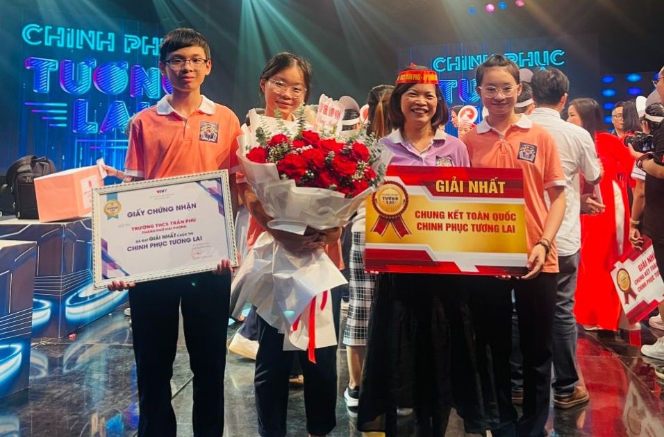 Học sinh Trường THCS Trần Phú đạt giải Nhất “Hành trình chinh phục tương lai”