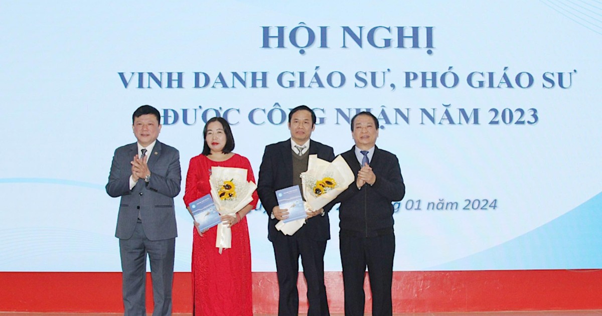 Đại học Thái Nguyên vinh danh 29 Giáo sư, Phó Giáo sư