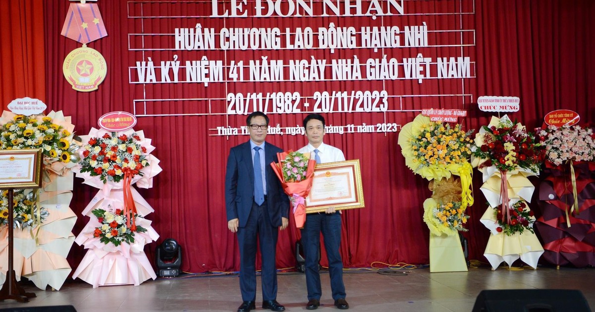 Đại học Huế có 3 giảng viên được phong tặng Nhà giáo Ưu tú