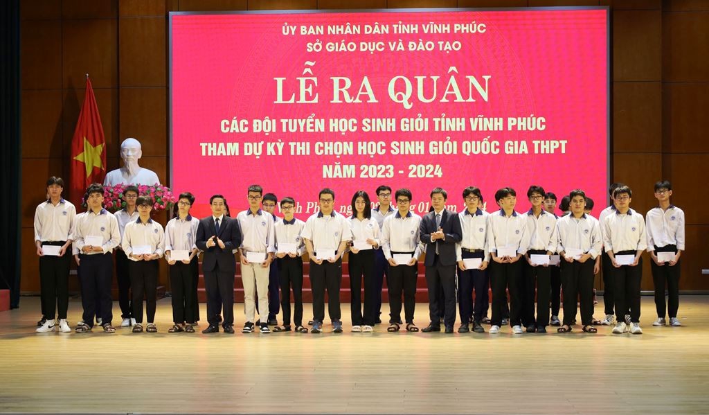 Vĩnh Phúc động viên thí sinh tham dự Kỳ thi chọn HSG quốc gia