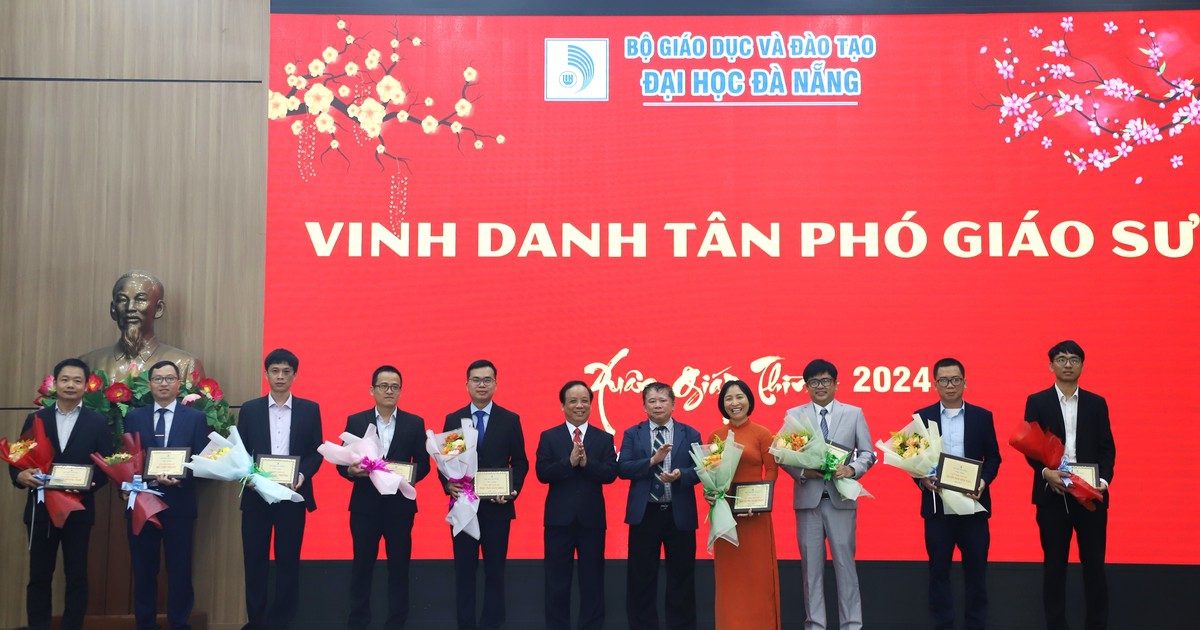 Đại học Đà Nẵng có thêm 19 Phó giáo sư bổ nhiệm mới