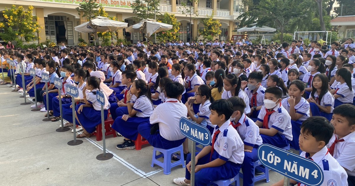 Tiền Giang: Nhiều hoạt động đón học sinh trở lại trường sau Tết