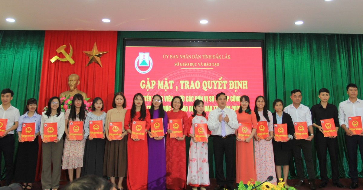 Đắk Lắk: Gần 100 thí sinh trúng tuyển viên chức ngành Giáo dục