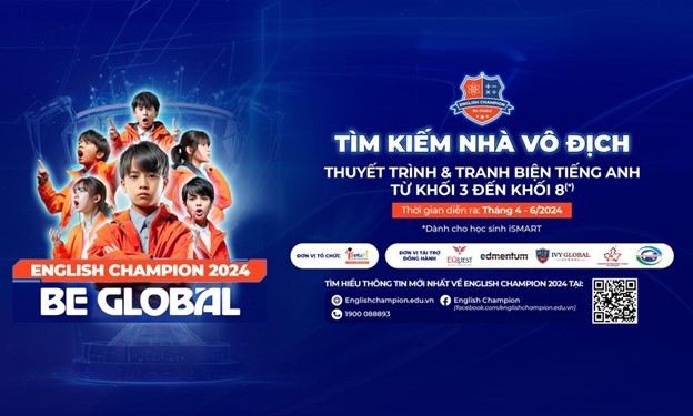 English Champion 2024 - Be Global, tìm kiếm nhà vô địch toàn quốc