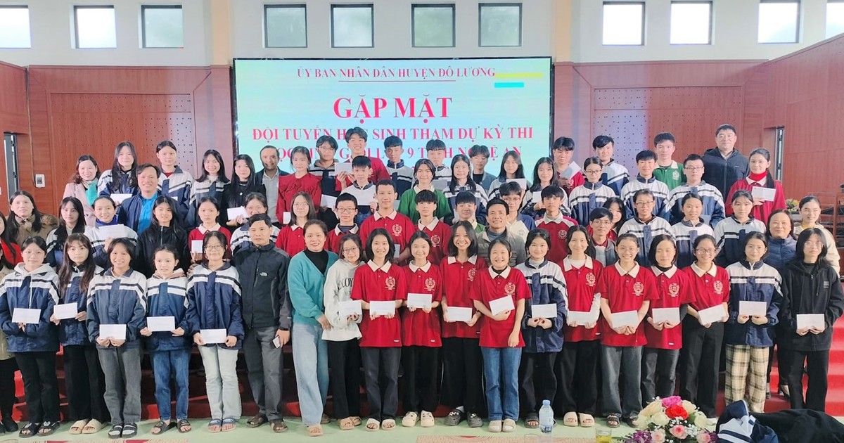 Nghệ An công nhận 875 em đạt học sinh giỏi cấp tỉnh lớp 9