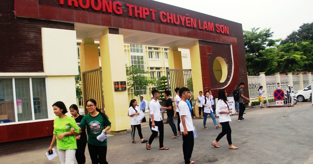 Điểm mới trong kế hoạch tuyển sinh lớp 10 Trường THPT chuyên Lam Sơn Thanh Hóa