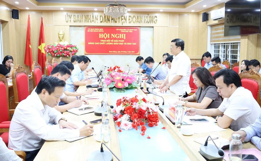 Phú Thọ bàn giải pháp nâng cao chất lượng giáo dục tại huyện Đoan Hùng