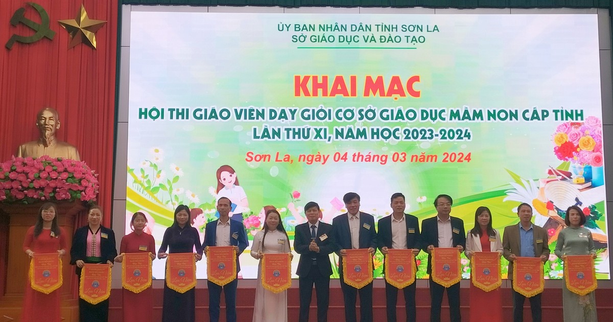 Gần 200 thầy cô mầm non ở Sơn La tham dự Hội thi giáo viên dạy giỏi