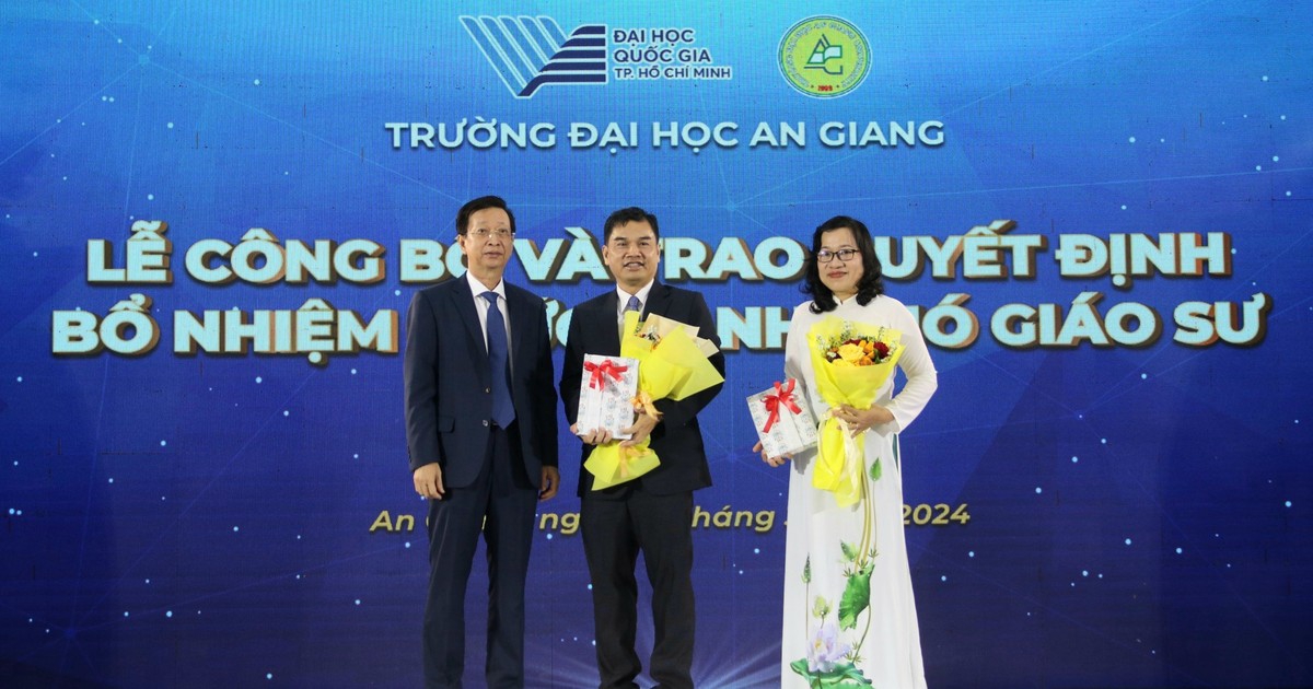 Trường Đại học An Giang có thêm 2 Phó Giáo sư
