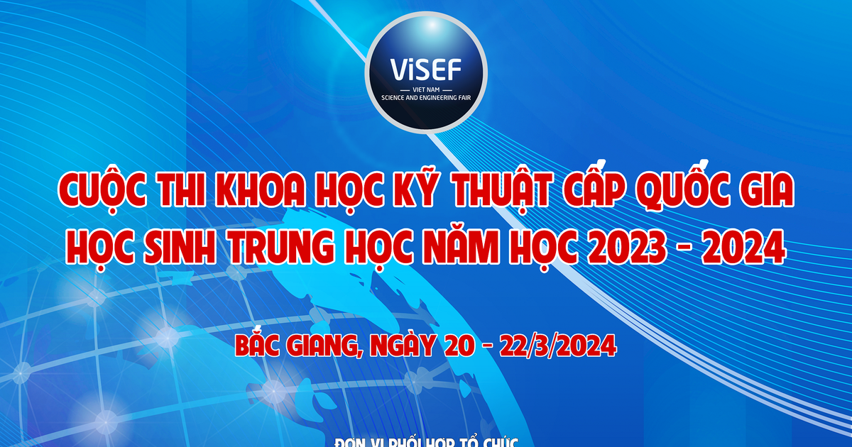 149 dự án tham gia thi Khoa học, kỹ thuật cấp quốc gia HS trung học