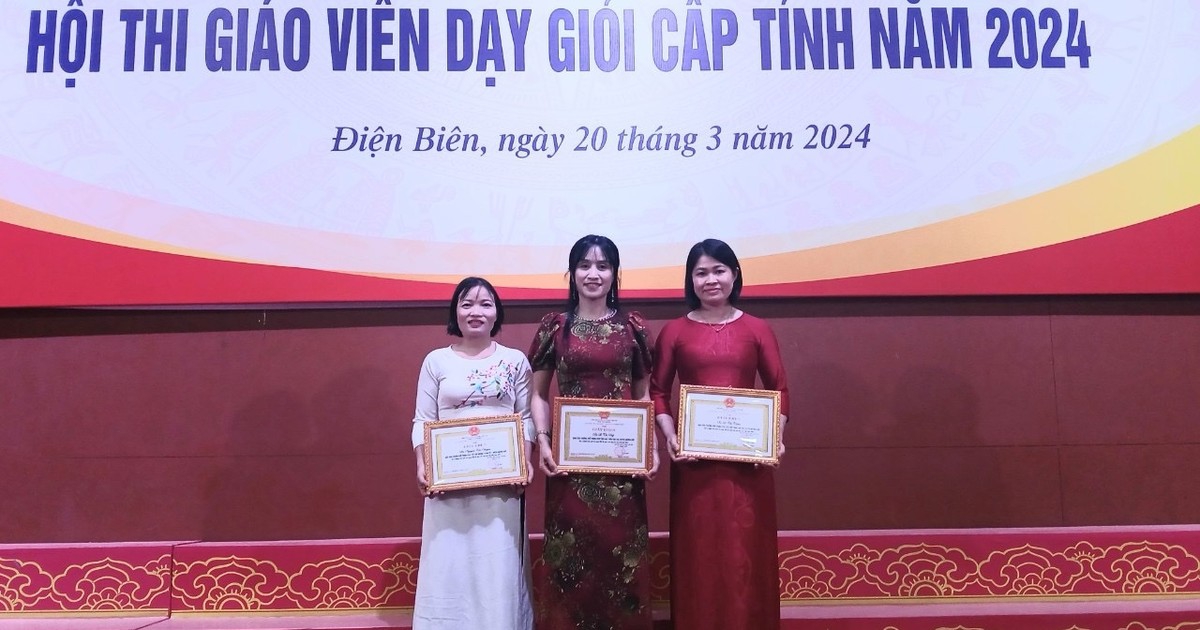 3 giáo viên huyện vùng cao biên giới đạt thành tích xuất sắc cấp tỉnh