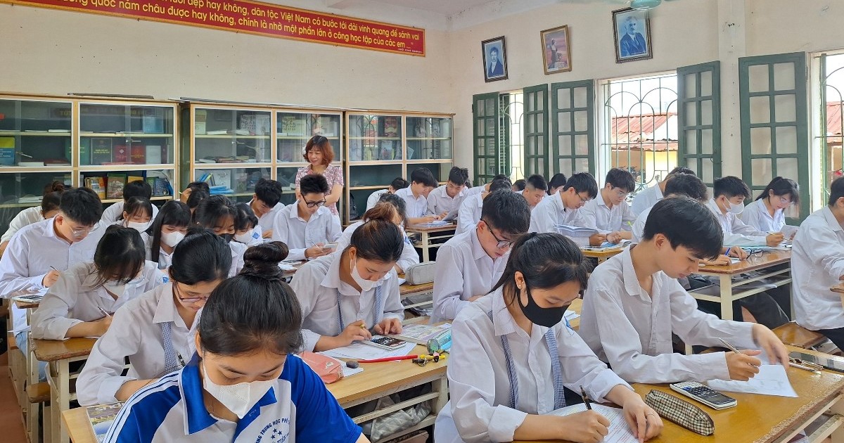 Các trường THPT ở Thái Bình thực hiện nhiều giải pháp ôn tập