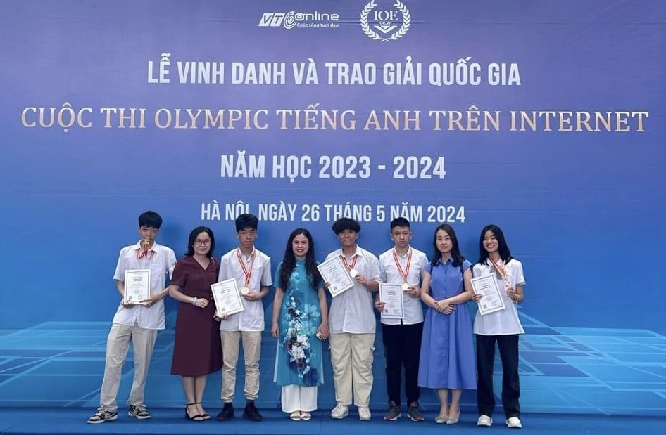 17 học sinh Cao Bằng đạt giải tại kỳ thi IOE cấp Quốc gia năm học 2023-2024