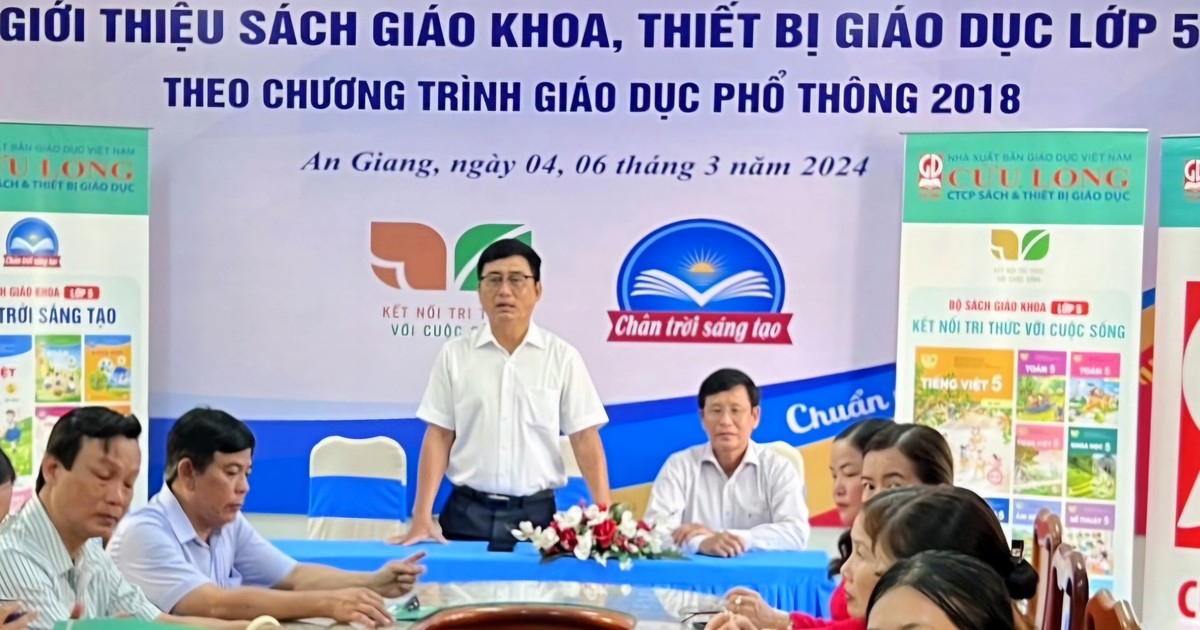 An Giang khởi động tập huấn sử dụng sách giáo khoa lớp 5, lớp 9 và lớp 12