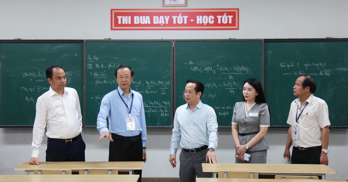 Hà Nội bảo đảm thuận lợi nhất cho thí sinh dự thi tốt nghiệp THPT
