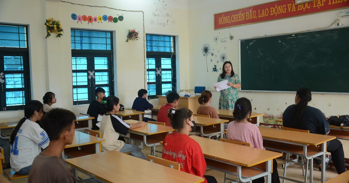 Thí sinh Điện Biên đăng ký dự thi vào lớp 10 tăng hơn 2.773 em so với năm trước